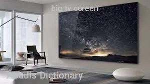 big tv screen
